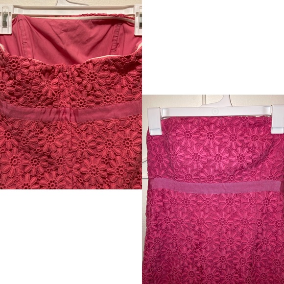 Lilly Pulitzer Bowen Strapless Floral Lace Dress - Picture 2 of 5